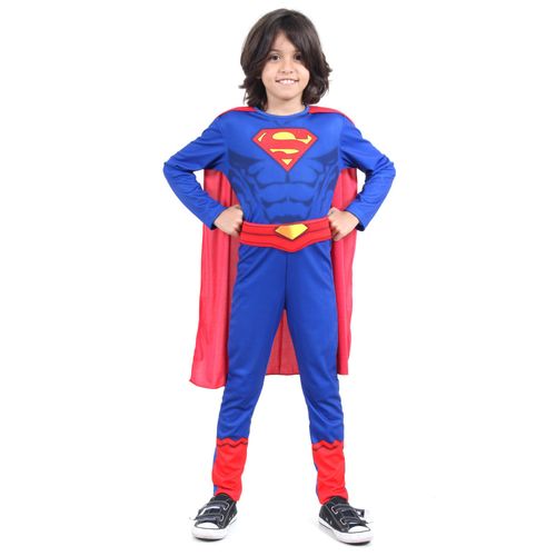 Fantasia Super Homem Infantil - Liga da Justiça - Original  G