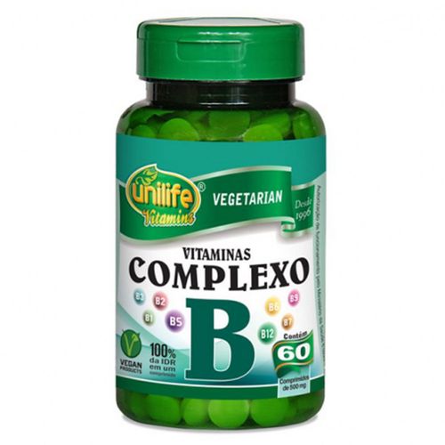 Complexo B 60 Comprimidos Vegano - Unilife