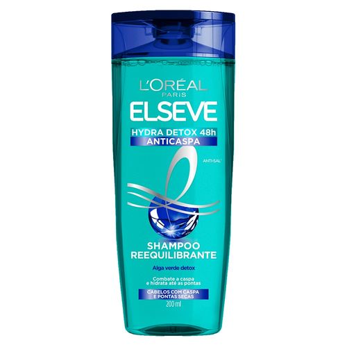 L'Oréal Paris Elseve Hydra-Detox Anti-Caspa - Shampoo Reequilibrante 200ml