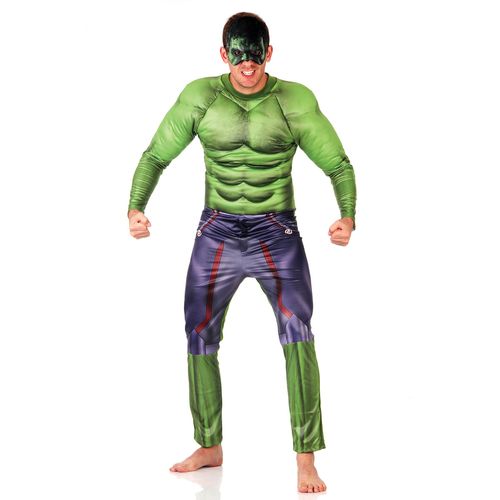 Fantasia Hulk Adulto com Peitoral - Marvel - Vingadores  P