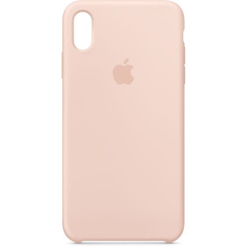 Capa de silicone para iPhone XS Max - Areia Rosa
