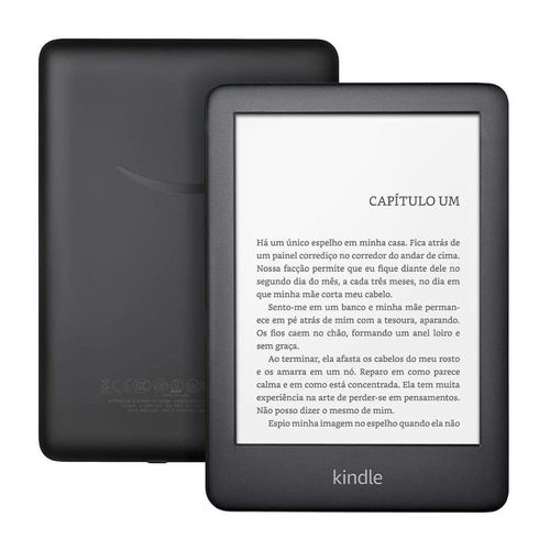 Kindle Amazon 10ª Geração com 8GB, Tela de 6” e Iluminação Embutida – Preto.