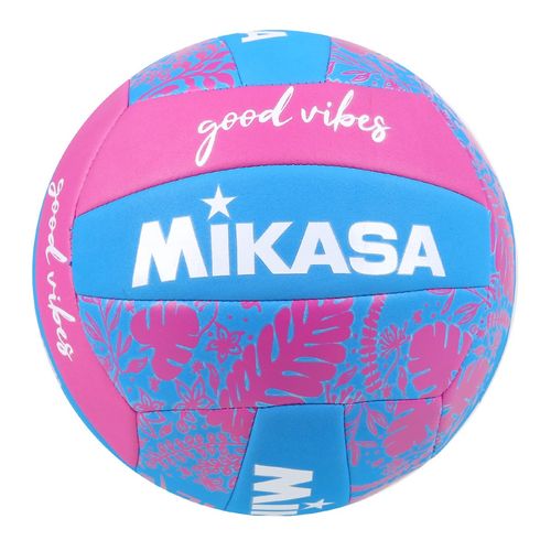 Bola de Vôlei Mikasa Quadra Good Vibes Lazer Roxo+Azul Único