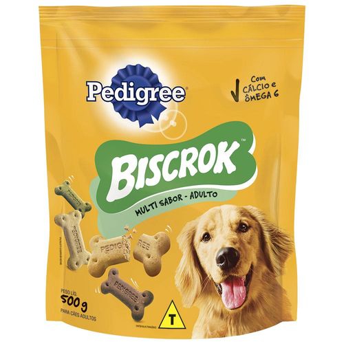 Biscoito para Cães Adultos Pedigree Biscrok Multi 500g