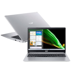 Notebook Acer Core i3-10110U 4GB 256GB SSD Tela Full HD 15.6” Windows 11 Aspire 5 A515-54-33EN
