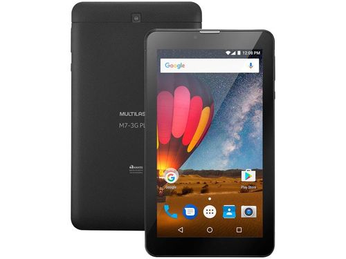 Tablet Multilaser NB304 M7 3G Plus Preto 3G,WiFi 16 GB