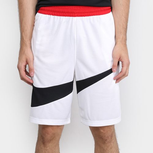 Bermuda Nike Dri-Fit 2.0 Masculina Branco+Preto P