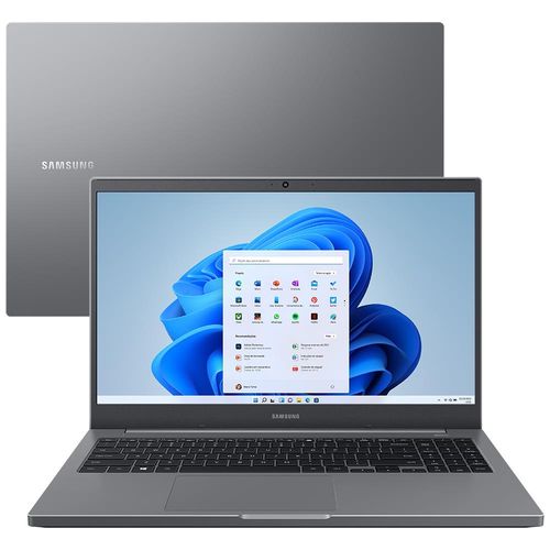 Notebook Samsung Core i7-1165G7 8GB 1TB Tela Full HD 15.6” Windows 11 Book NP550XDA-KU3BR