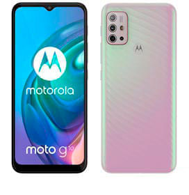 Smartphone Moto G10 Branco Floral, com Tela de 6,5, 4G, 64GB e Câmera Quádrupla de 48 MP+8 MP+2 MP+2 MP - XT2127-1 BRANCO, BIVOLT