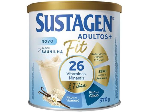 Complemento Alimentar Sustagen Baunilha Adultos+ - Fit 370g
