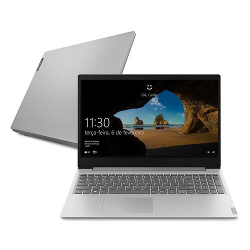Notebook Lenovo Core i5-8265U 8GB 256GB SSD Placa de Vídeo 2GB Tela 15.6” Windows 10 Ideapad S145 81S9000RBR.