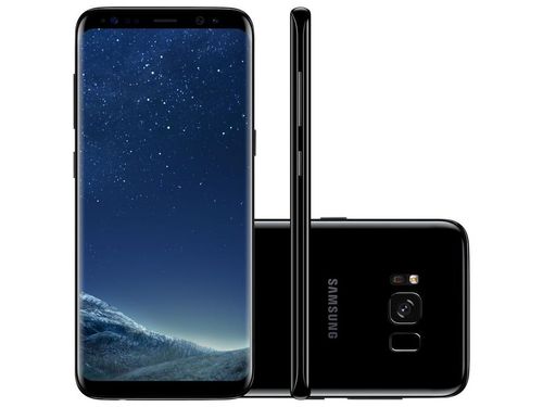 Smartphone Samsung Galaxy S8 64GB Preto 4G - 4G RAM Tela 5.8&quot; Câm. 12MP + Câm. Selfie 8MP