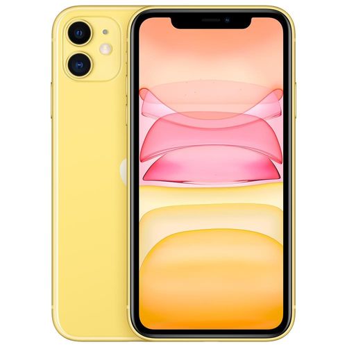 iPhone 11 Apple 64GB Amarelo, Tela de 6,1”, Câmera Dupla de 12MP, iOS.