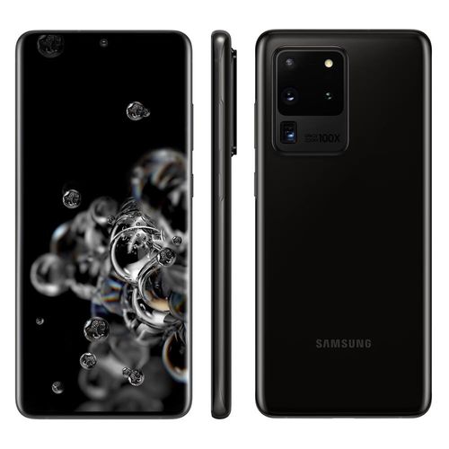 Smartphone Samsung Galaxy S20 Ultra SM-G988B 512 GB Cosmic Black Dual Chip