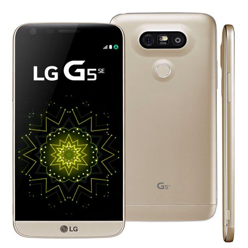 Smartphone LG G5 Dourado com 32GB, Tela de 5.3-, Android 6.0, 4G, Camera 16MP e Processador Octa Core de 1.8G Hz