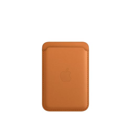 Apple Carteira de couro com MagSafe para iPhone – Castanho-dourado