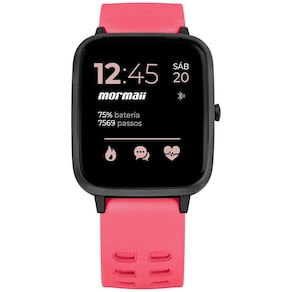 Smartwatch Mormaii Life MOLIFEAG/8R 35mm com Tela 1,3”, Touchscreen, Bluetooth, Resistência à Água - Rosa