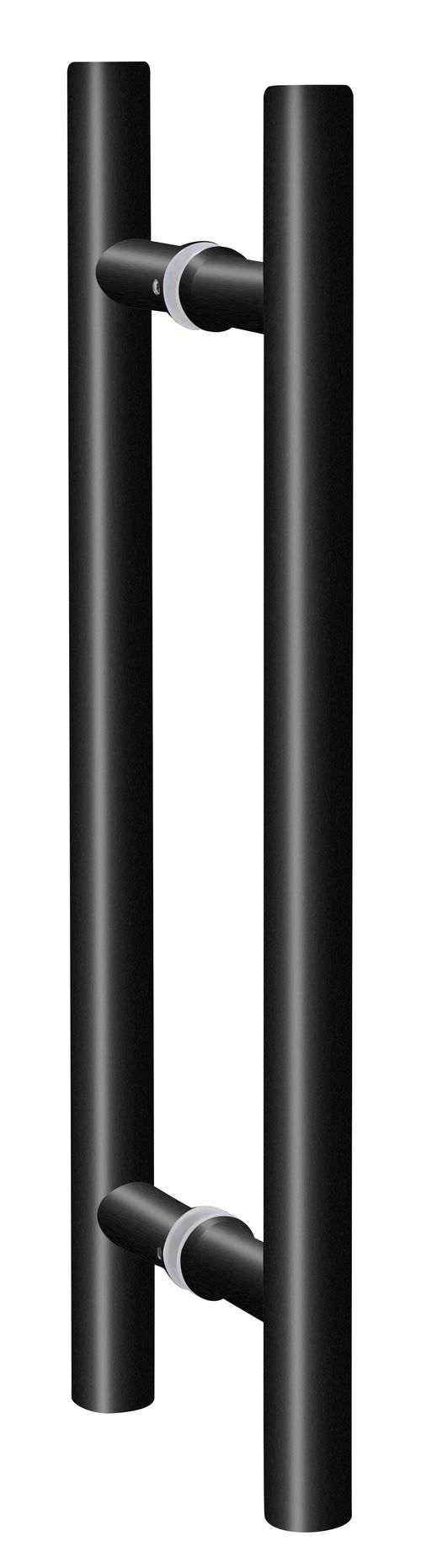 Puxador aço duplo p/pt preto 40cm Prostell Puxador aço duplo p/pt preto 40cm Prosteel