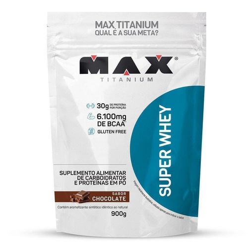 Superwhey Max Titanium - 900g Chocolate Único