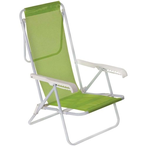 Cadeira Mor Reclinável Sannet Verde de Praia