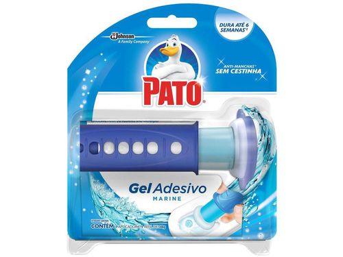 Desodorizador Sanitário Gel Adesivo com Aplicador - Pato Marine 38g